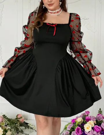 Rochie scurta SHEIN CURVE, negru