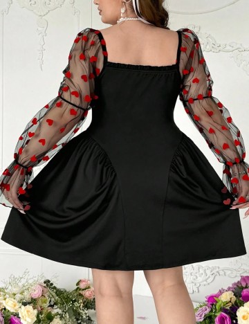 Rochie scurta SHEIN CURVE, negru