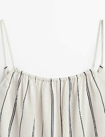 Top Massimo Dutti, ecru