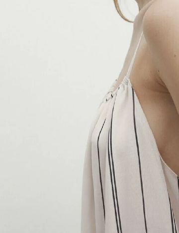 Top Massimo Dutti, ecru