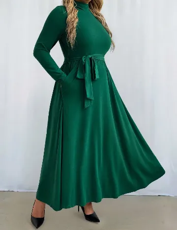 Rochie lunga SHEIN CURVE, verde