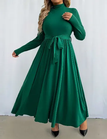 Rochie lunga SHEIN CURVE, verde