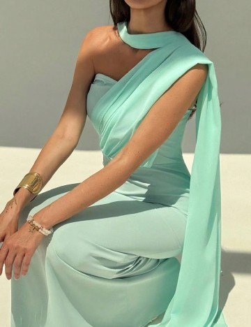 Rochie lunga SHEIN, verde
