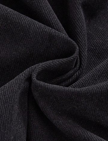 Pantaloni scurti Romwe Plus Size, negru
