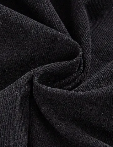 Pantaloni scurti Romwe Plus Size, negru