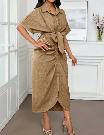 Rochie lunga SHEIN, maro