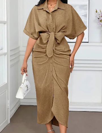 Rochie lunga SHEIN, maro
