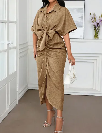 Rochie lunga SHEIN, maro