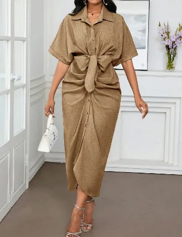 Rochie lunga SHEIN, maro