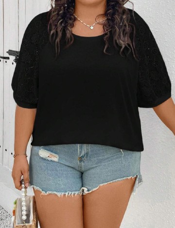 Tricou SHEIN CURVE, negru