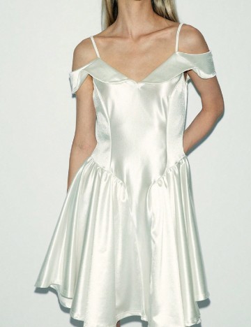 Rochie scurta SHEIN, alb