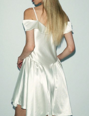 Rochie scurta SHEIN, alb