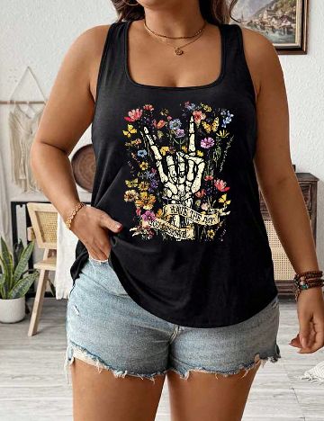 Maiou SHEIN CURVE, negru