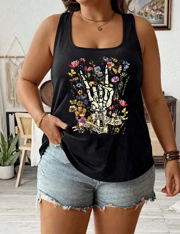 Maiou SHEIN CURVE, negru