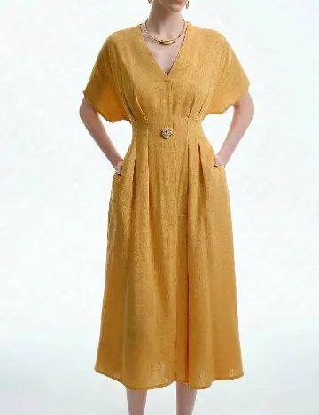 Rochie medie SHEIN, portocaliu