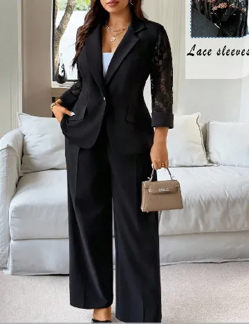 Sacou SHEIN CURVE, negru