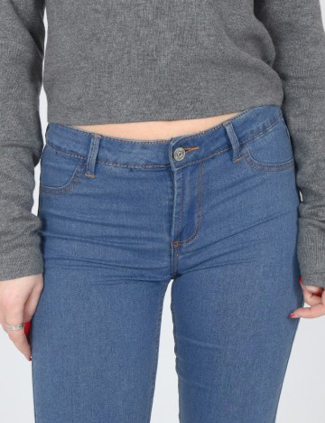 Blugi Bershka, albastru