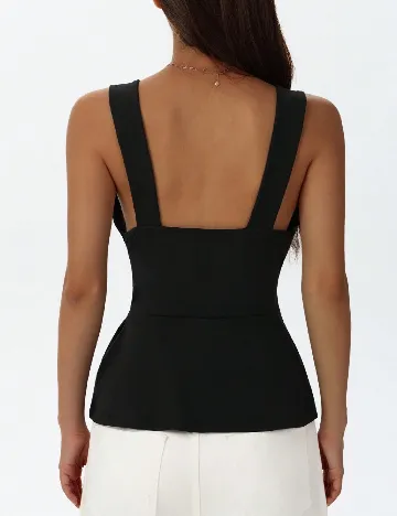 Top SHEIN, negru