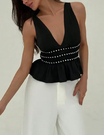 Top SHEIN, negru