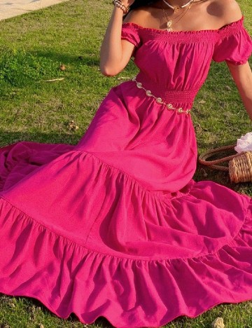 Rochie lunga SHEIN, roz