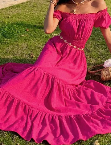 Rochie lunga SHEIN, roz