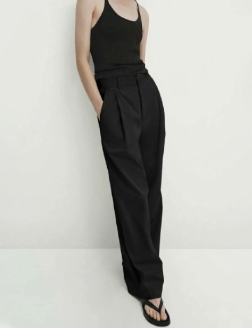 Pantaloni Massimo Dutti, negru