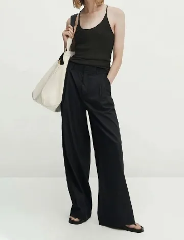 Pantaloni Massimo Dutti, negru