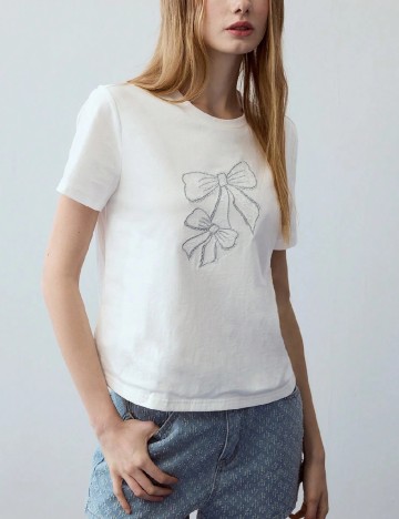 Tricou MOTF, alb