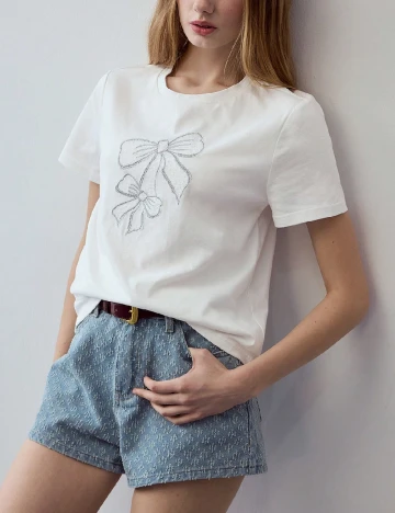 Tricou MOTF, alb