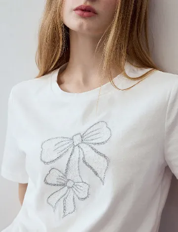 Tricou MOTF, alb