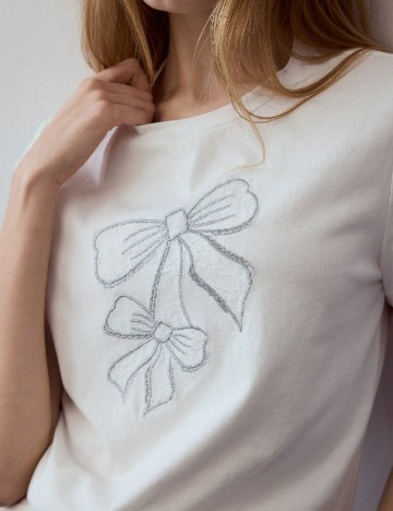 Tricou MOTF, alb