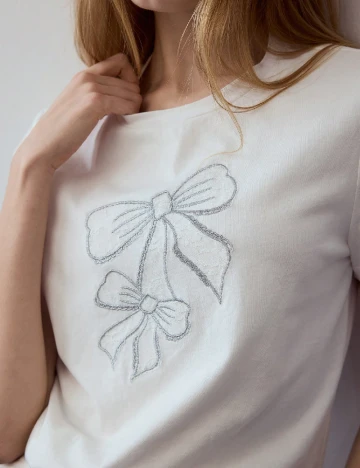 Tricou MOTF, alb