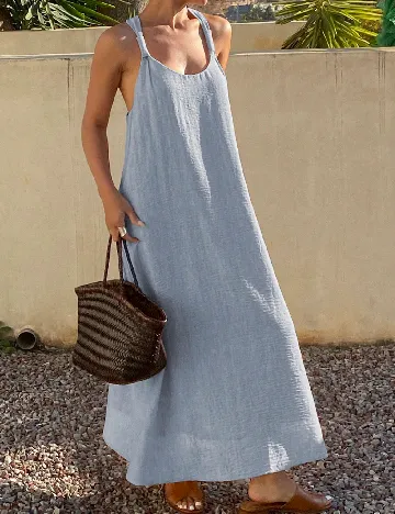 Rochie lunga SHEIN, albastru