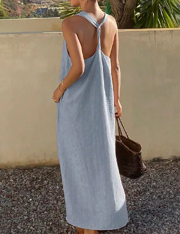 Rochie lunga SHEIN, albastru