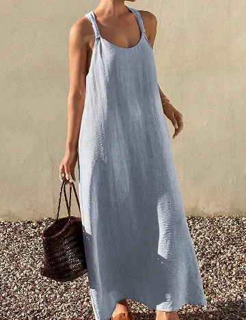 Rochie lunga SHEIN, albastru