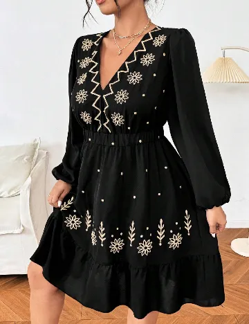 Rochie scurta SHEIN CURVE, negru