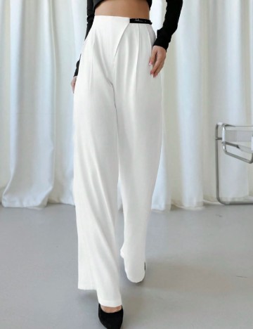 Pantaloni SHEIN, alb