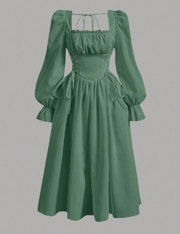 Rochie scurta SHEIN, verde
