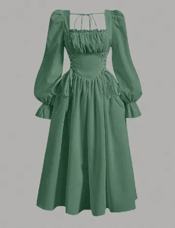 Rochie scurta SHEIN, verde