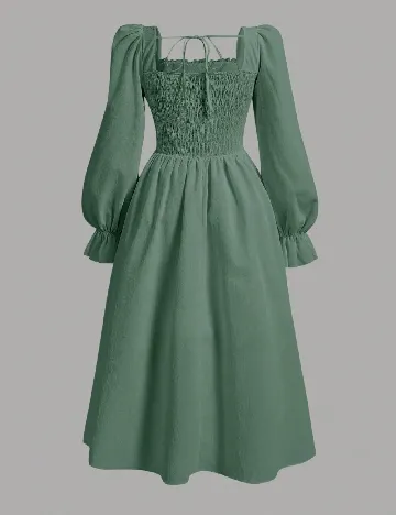 Rochie scurta SHEIN, verde