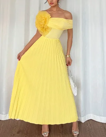 Rochie medie SHEIN, galben
