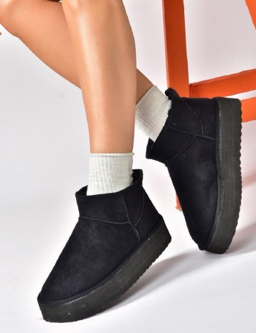 Ghete Fox Shoes, bleumarin inchis