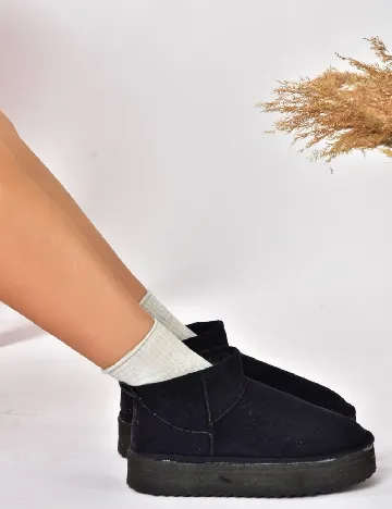 Ghete Fox Shoes, bleumarin inchis