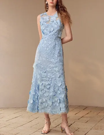 Rochie medie MOTF, albastru