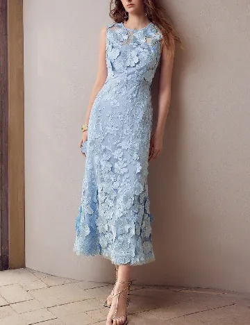 Rochie medie MOTF, albastru