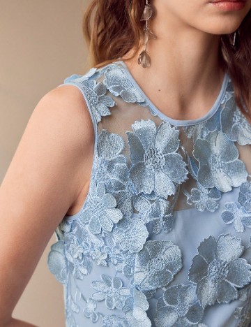Rochie medie MOTF, albastru