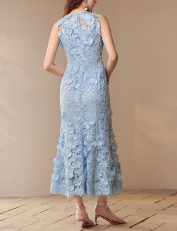 Rochie medie MOTF, albastru