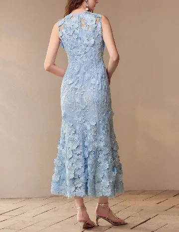 Rochie medie MOTF, albastru