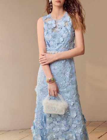 Rochie medie MOTF, albastru