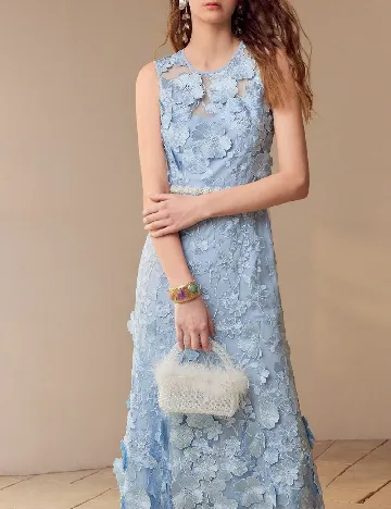 Rochie medie MOTF, albastru